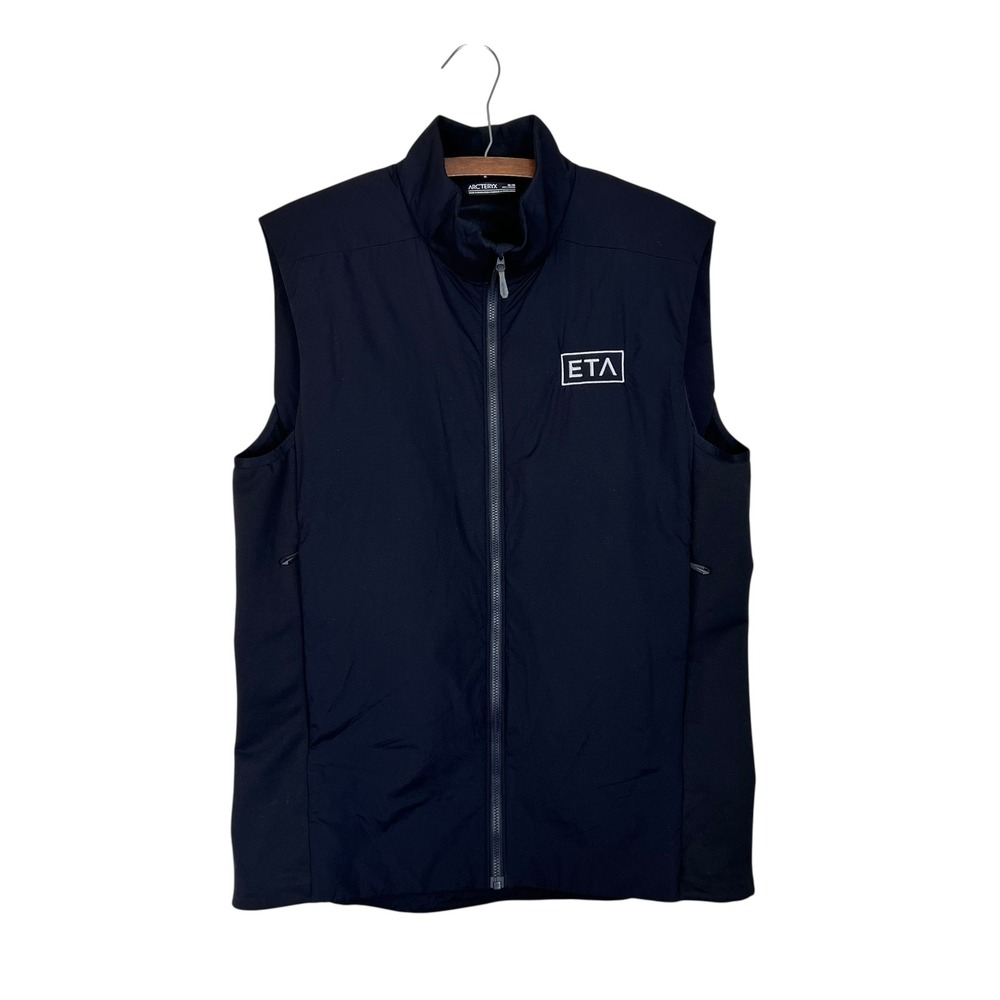 Arcteryx Atom LT Vest Mens Medium Black Insulated Coreloft Full Zip Gorp Core